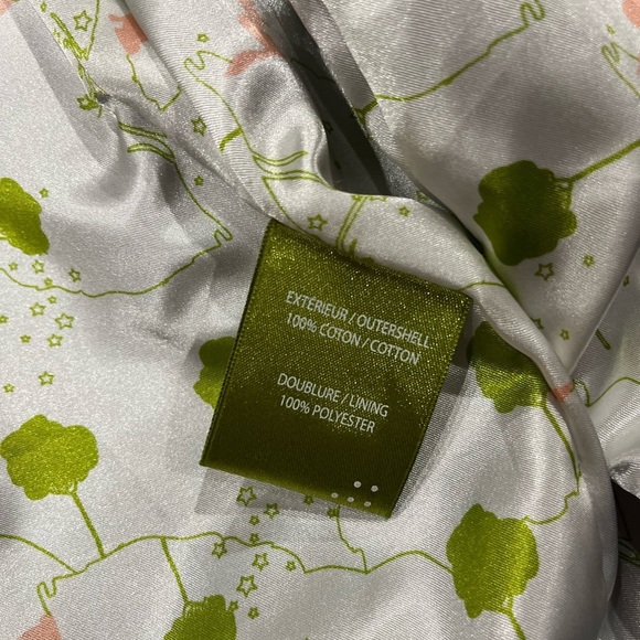 [S/P] Soia & Kyo Blue Cotton Wide Neck Flare Pea Coat - Picture 7 of 11